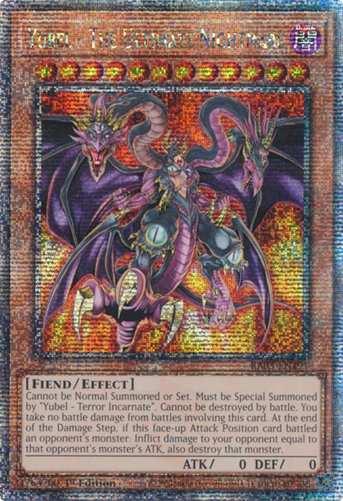 Yubel - The Ultimate Nightmare (Quarter Century Secret Rare) [RA03-EN191] Quarter Century Secret Rare | Exor Games Truro