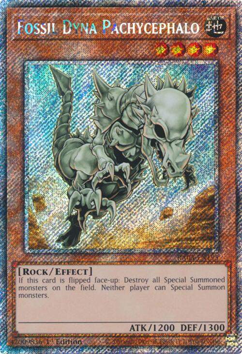 Fossil Dyna Pachycephalo (Platinum Secret Rare) [RA03-EN195] Platinum Secret Rare | Exor Games Truro