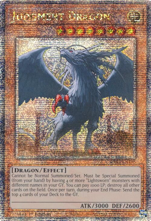 Judgment Dragon (Quarter Century Secret Rare) [RA03-EN196] Quarter Century Secret Rare | Exor Games Truro