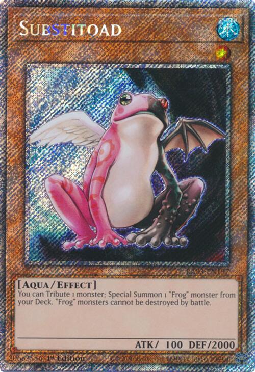 Substitoad (Platinum Secret Rare) [RA03-EN197] Platinum Secret Rare | Exor Games Truro