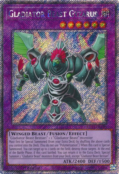 Gladiator Beast Gyzarus (Platinum Secret Rare) [RA03-EN198] Platinum Secret Rare | Exor Games Truro