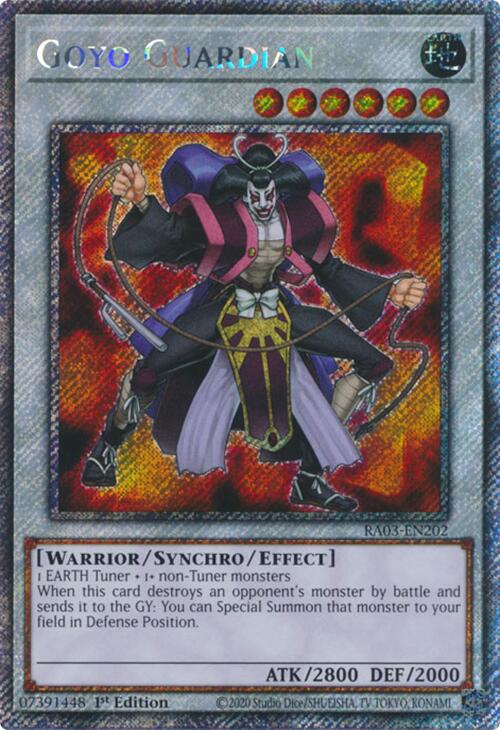 Goyo Guardian (Platinum Secret Rare) [RA03-EN202] Platinum Secret Rare | Exor Games Truro