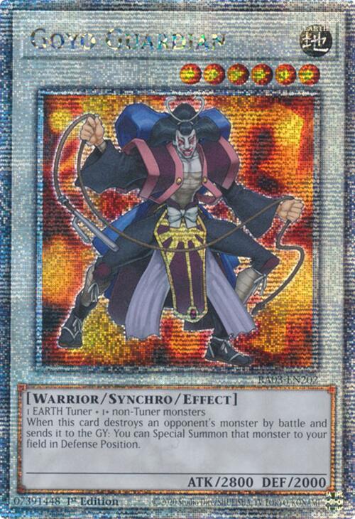 Goyo Guardian (Quarter Century Secret Rare) [RA03-EN202] Quarter Century Secret Rare | Exor Games Truro