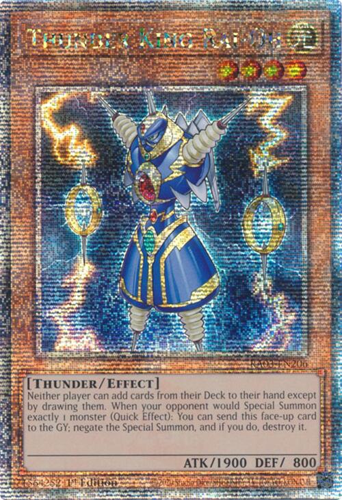 Thunder King Rai-Oh (Quarter Century Secret Rare) [RA03-EN206] Quarter Century Secret Rare | Exor Games Truro