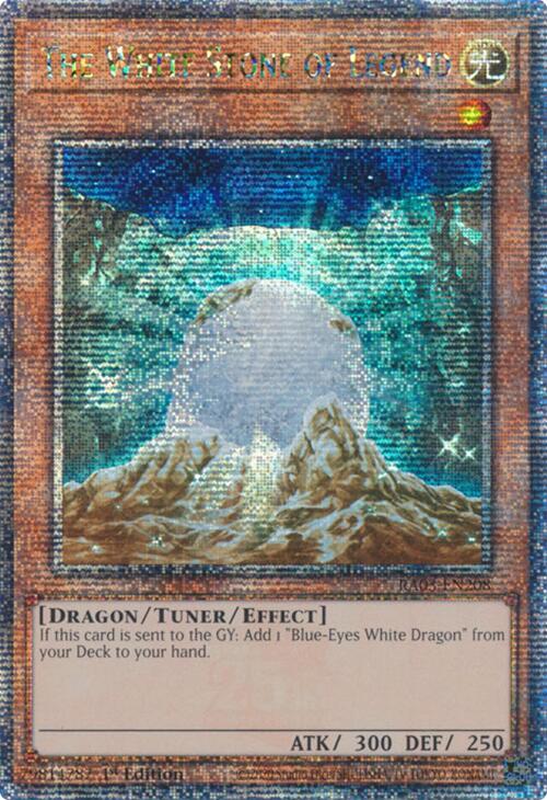 The White Stone of Legend (Quarter Century Secret Rare) [RA03-EN208] Quarter Century Secret Rare | Exor Games Truro
