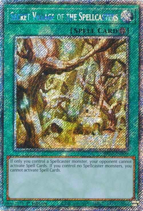 Secret Village of the Spellcasters (Platinum Secret Rare) [RA03-EN209] Platinum Secret Rare | Exor Games Truro