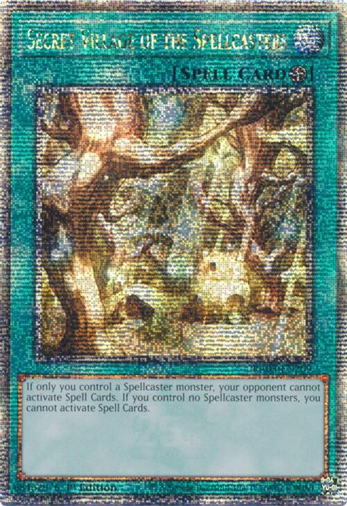 Secret Village of the Spellcasters (Quarter Century Secret Rare) [RA03-EN209] Quarter Century Secret Rare | Exor Games Truro