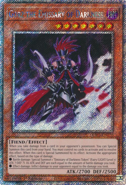 Gorz the Emissary of Darkness (Platinum Secret Rare) [RA03-EN210] Platinum Secret Rare | Exor Games Truro