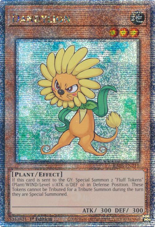 Dandylion (Quarter Century Secret Rare) [RA03-EN211] Quarter Century Secret Rare | Exor Games Truro