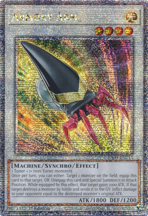 Armory Arm (Quarter Century Secret Rare) [RA03-EN213] Quarter Century Secret Rare | Exor Games Truro