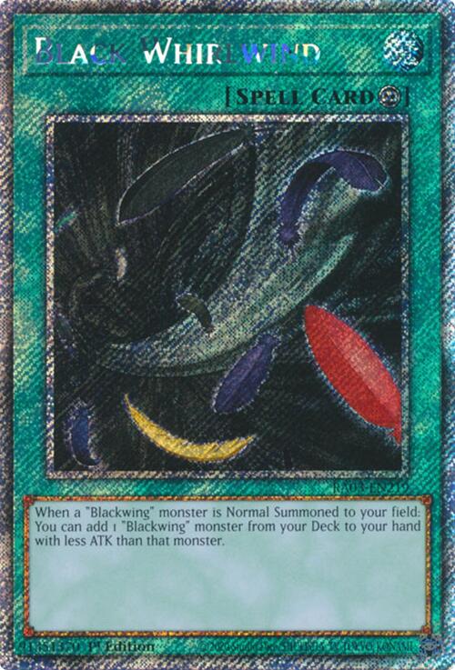 Black Whirlwind (Platinum Secret Rare) [RA03-EN219] Platinum Secret Rare | Exor Games Truro