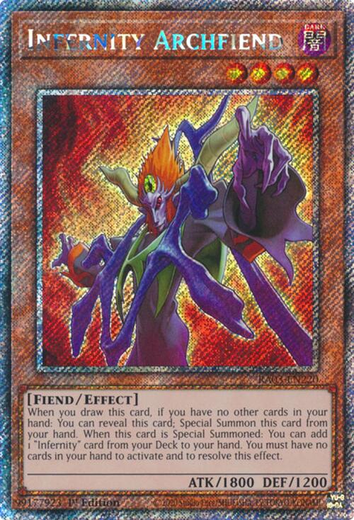 Infernity Archfiend (Platinum Secret Rare) [RA03-EN220] Platinum Secret Rare | Exor Games Truro