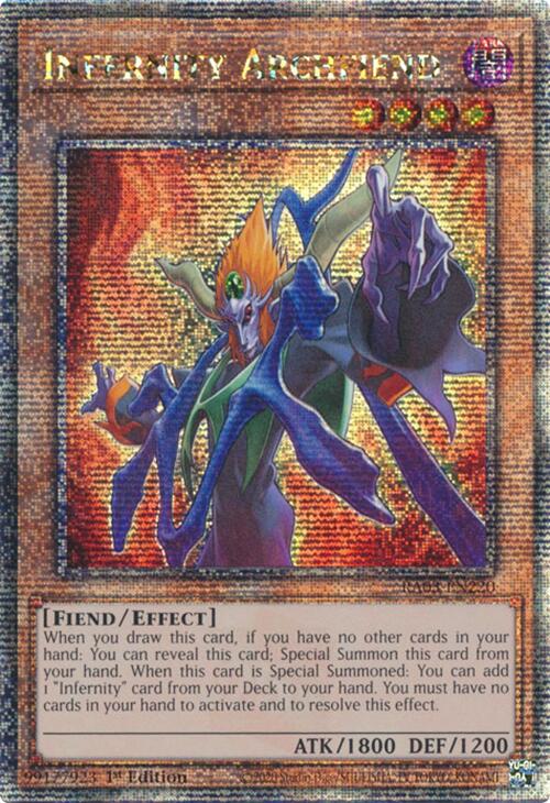 Infernity Archfiend (Quarter Century Secret Rare) [RA03-EN220] Quarter Century Secret Rare | Exor Games Truro