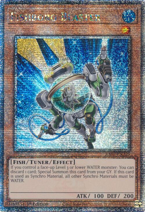 Fishborg Blaster (Quarter Century Secret Rare) [RA03-EN225] Quarter Century Secret Rare | Exor Games Truro