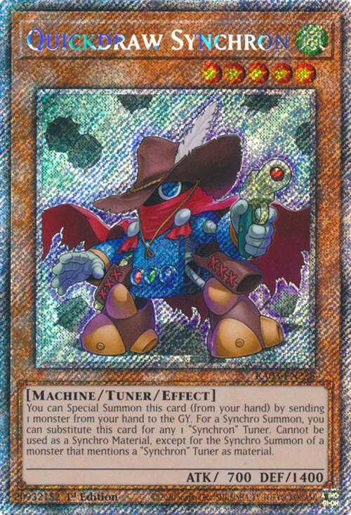 Quickdraw Synchron (Platinum Secret Rare) [RA03-EN228] Platinum Secret Rare | Exor Games Truro