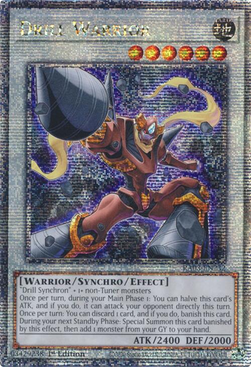 Drill Warrior (Quarter Century Secret Rare) [RA03-EN232] Quarter Century Secret Rare | Exor Games Truro