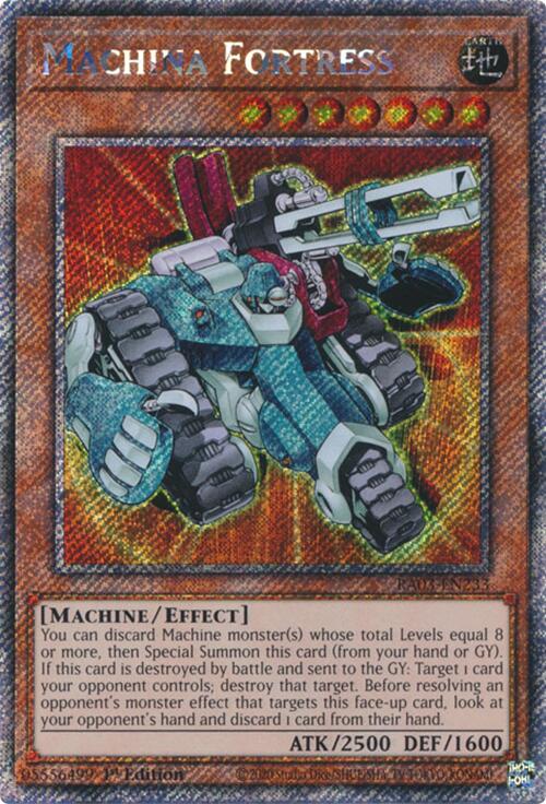 Machina Fortress (Platinum Secret Rare) [RA03-EN233] Platinum Secret Rare | Exor Games Truro