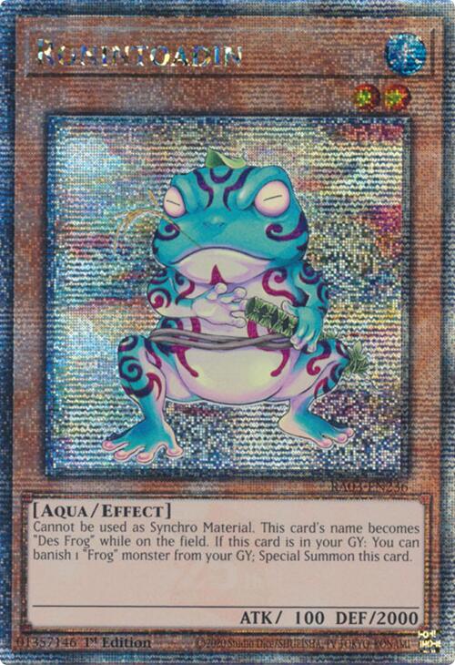 Ronintoadin (Quarter Century Secret Rare) [RA03-EN236] Quarter Century Secret Rare | Exor Games Truro