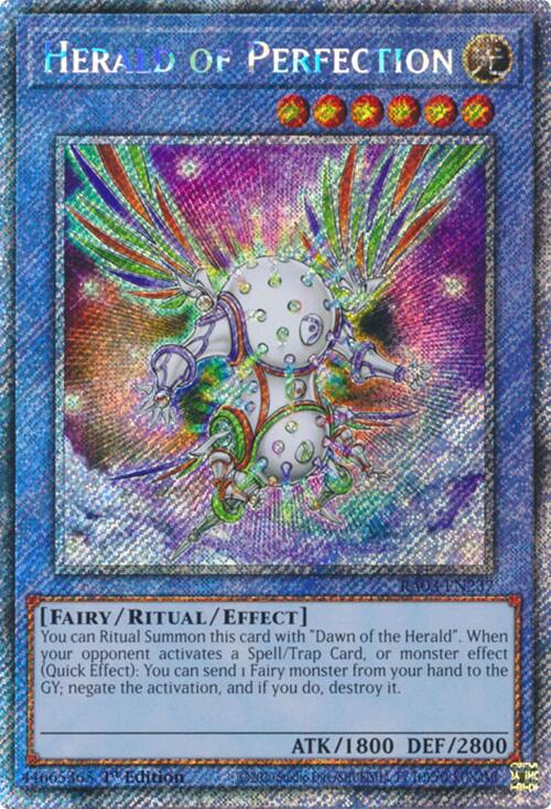 Herald of Perfection (Platinum Secret Rare) [RA03-EN237] Platinum Secret Rare | Exor Games Truro