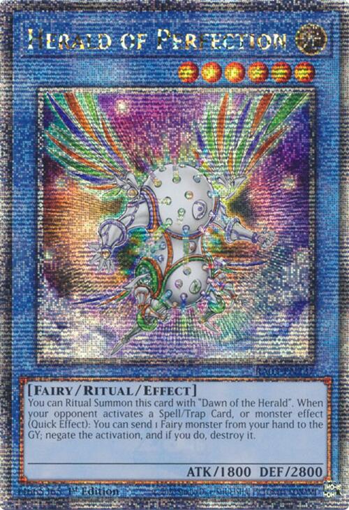 Herald of Perfection (Quarter Century Secret Rare) [RA03-EN237] Quarter Century Secret Rare | Exor Games Truro