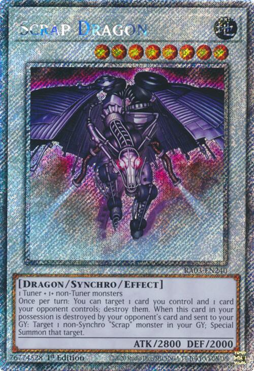 Scrap Dragon (Platinum Secret Rare) [RA03-EN240] Platinum Secret Rare | Exor Games Truro