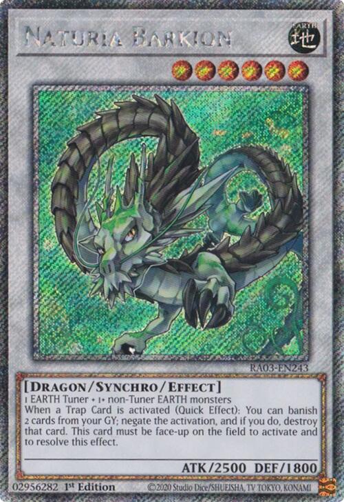 Naturia Barkion (Platinum Secret Rare) [RA03-EN243] Platinum Secret Rare | Exor Games Truro
