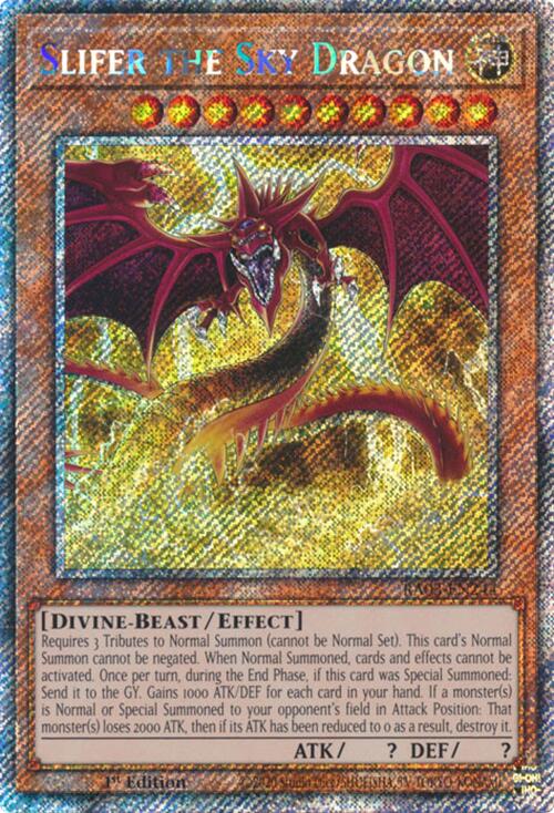 Slifer the Sky Dragon (Platinum Secret Rare) [RA03-EN244] Platinum Secret Rare | Exor Games Truro