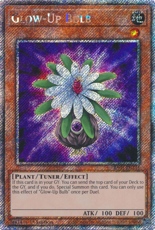 Glow-Up Bulb (Platinum Secret Rare) [RA03-EN245] Platinum Secret Rare | Exor Games Truro