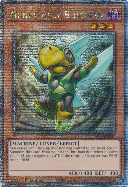 Genex Ally Birdman (Quarter Century Secret Rare) [RA03-EN247] Quarter Century Secret Rare | Exor Games Truro