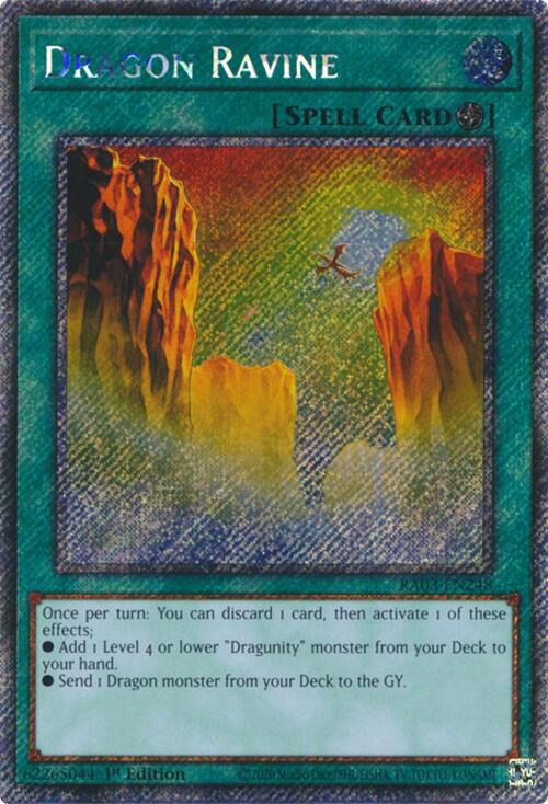Dragon Ravine (Platinum Secret Rare) [RA03-EN248] Platinum Secret Rare | Exor Games Truro