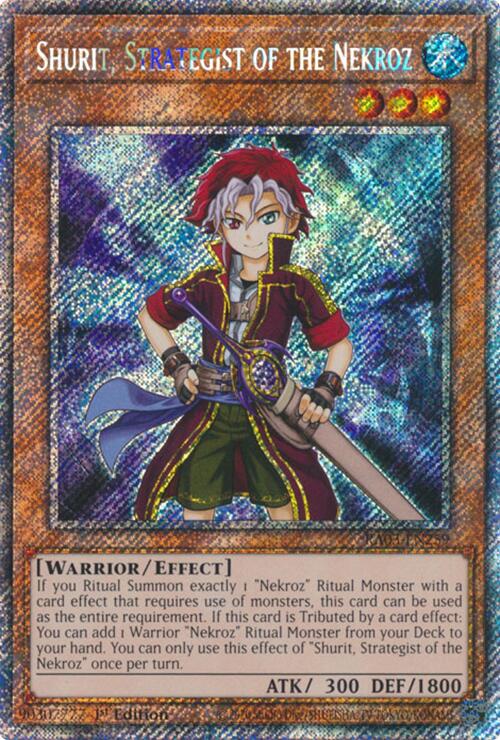 Shurit, Strategist of the Nekroz (Platinum Secret Rare) [RA03-EN259] Platinum Secret Rare | Exor Games Truro
