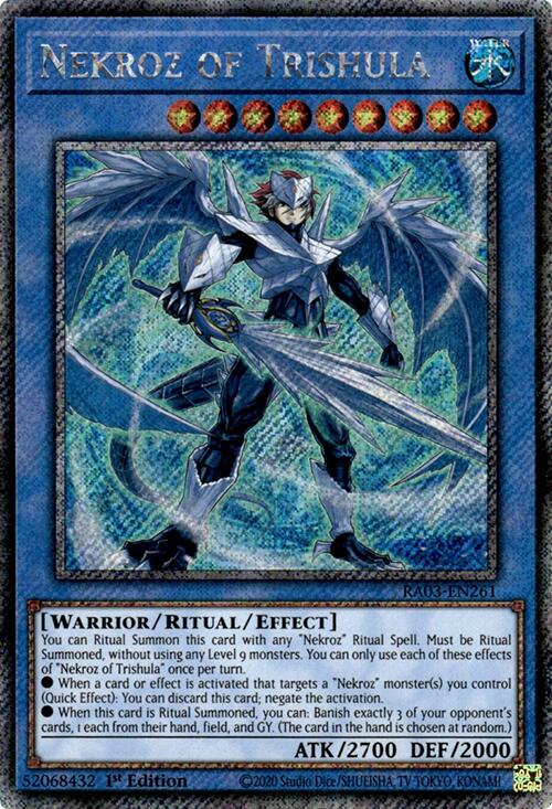 Nekroz of Trishula (Platinum Secret Rare) [RA03-EN261] Platinum Secret Rare | Exor Games Truro