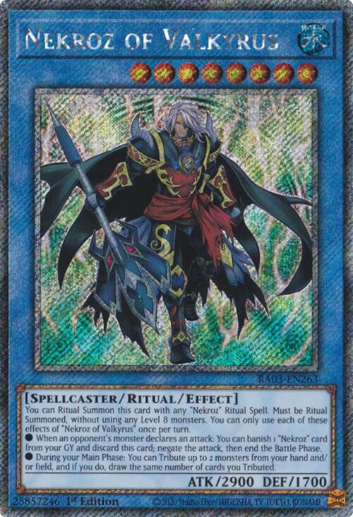 Nekroz of Valkyrus (Platinum Secret Rare) [RA03-EN263] Platinum Secret Rare | Exor Games Truro
