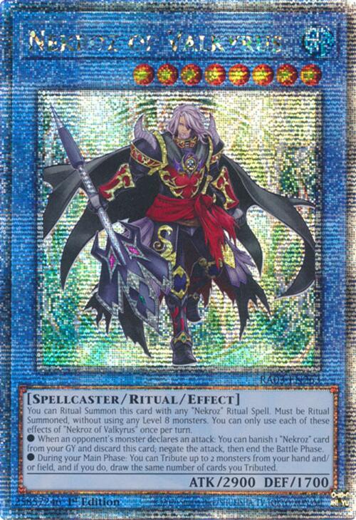 Nekroz of Valkyrus (Quarter Century Secret Rare) [RA03-EN263] Quarter Century Secret Rare | Exor Games Truro