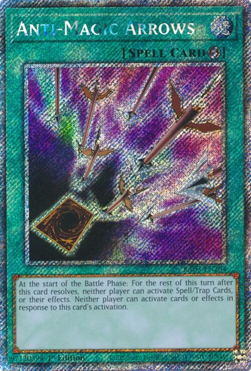 Anti-Magic Arrows (Platinum Secret Rare) [RA03-EN264] Platinum Secret Rare | Exor Games Truro