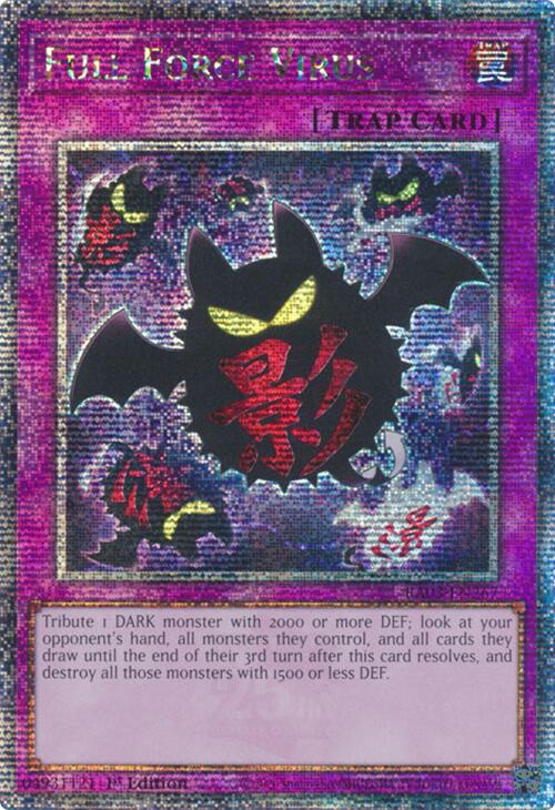 Full Force Virus (Quarter Century Secret Rare) [RA03-EN267] Quarter Century Secret Rare | Exor Games Truro