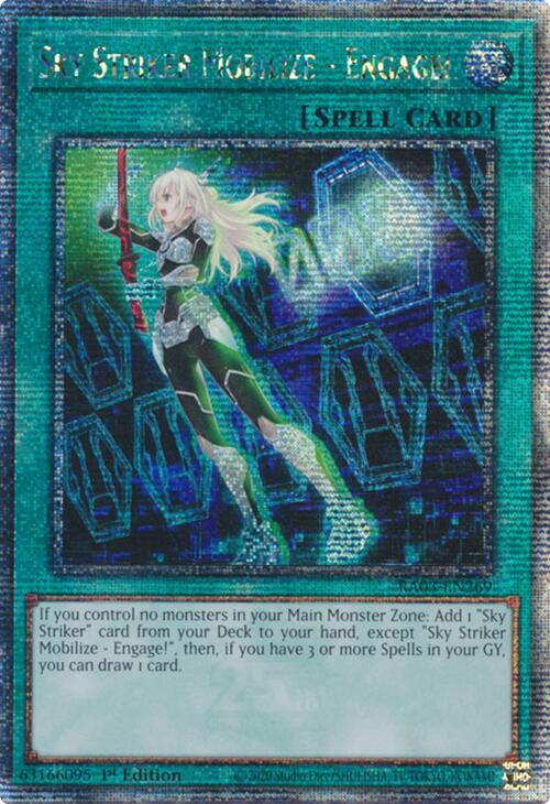 Sky Striker Mobilize - Engage! (Quarter Century Secret Rare) [RA03-EN269] Quarter Century Secret Rare | Exor Games Truro