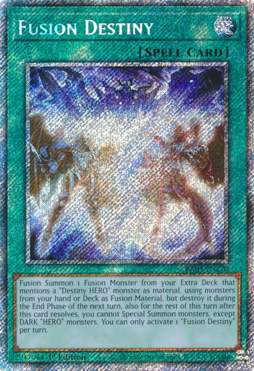 Fusion Destiny (Platinum Secret Rare) [RA03-EN270] Platinum Secret Rare | Exor Games Truro