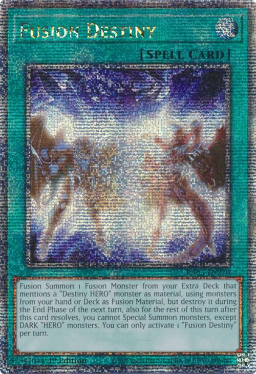 Fusion Destiny (Quarter Century Secret Rare) [RA03-EN270] Quarter Century Secret Rare | Exor Games Truro