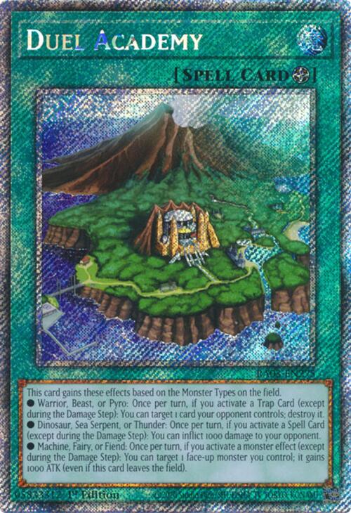 Duel Academy (card) (Platinum Secret Rare) [RA03-EN275] Platinum Secret Rare | Exor Games Truro