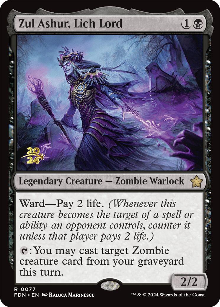 Zul Ashur, Lich Lord [Foundations Prerelease Promos] | Exor Games Truro