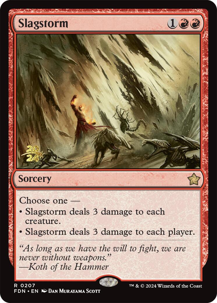 Slagstorm [Foundations Prerelease Promos] | Exor Games Truro