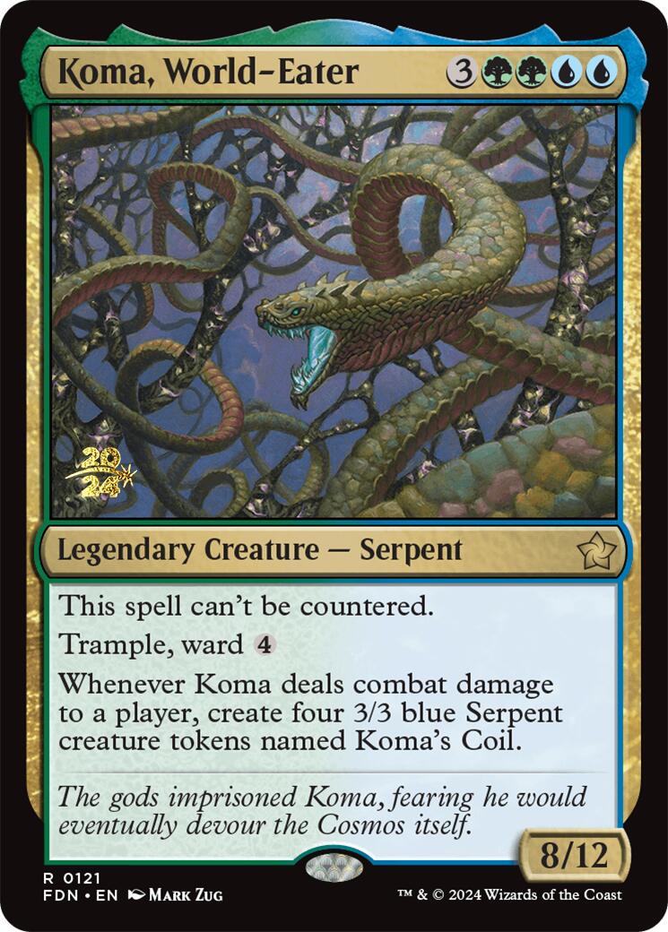 Koma, World-Eater [Foundations Prerelease Promos] | Exor Games Truro