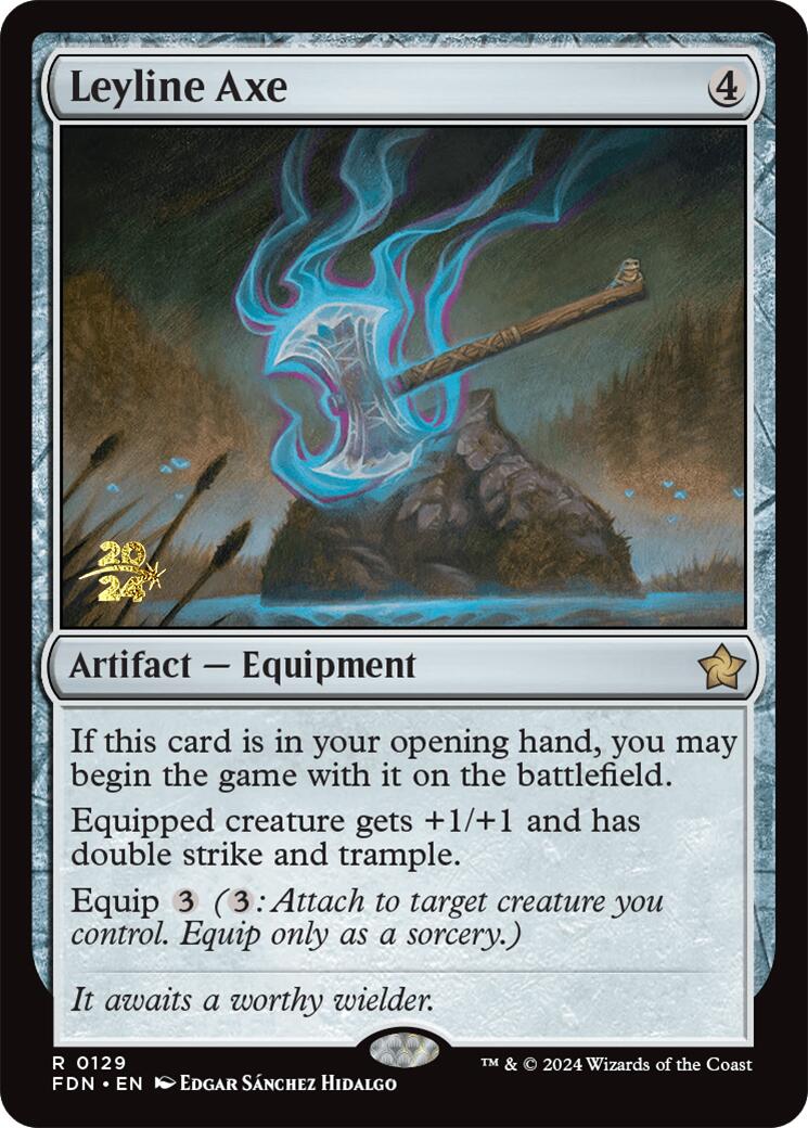 Leyline Axe [Foundations Prerelease Promos] | Exor Games Truro