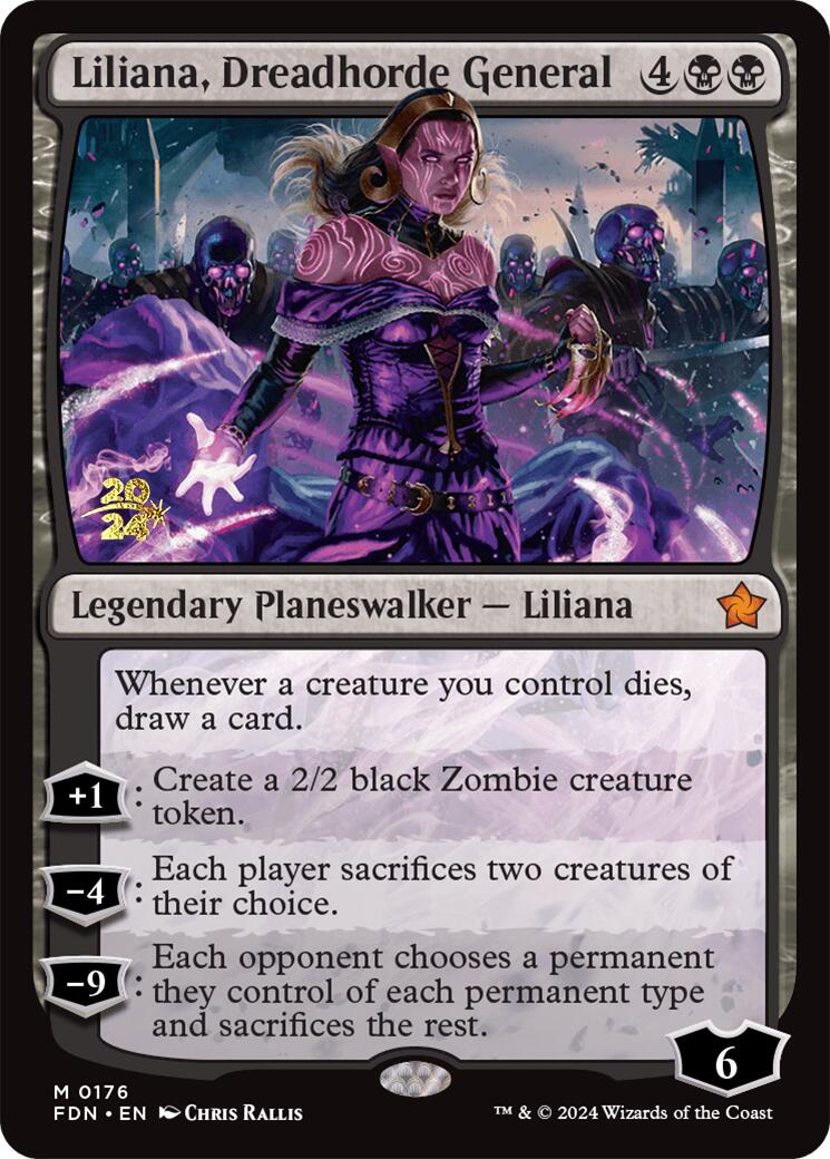 Liliana, Dreadhorde General [Foundations Prerelease Promos] | Exor Games Truro