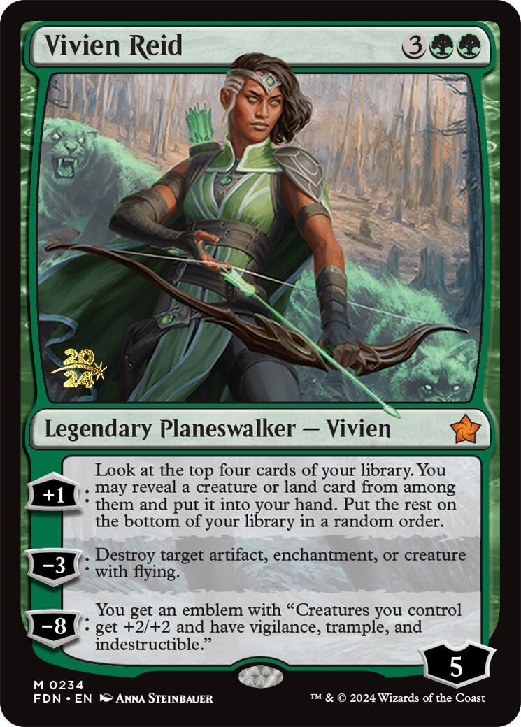 Vivien Reid [Foundations Prerelease Promos] | Exor Games Truro