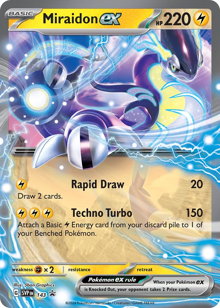 Miraidon ex (143) [Scarlet & Violet: Black Star Promos] | Exor Games Truro
