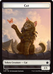 Spirit // Cat (0001) Doubled-Sided Token [Foundations Tokens] | Exor Games Truro