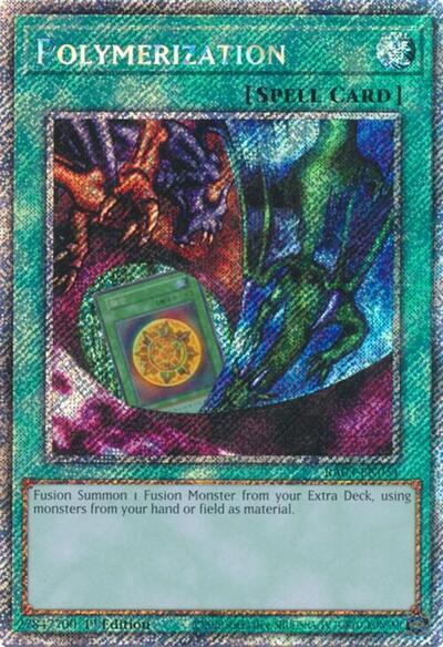 Polymerization (Alternate Art) (Platinum Secret Rare) [RA03-EN051] Platinum Secret Rare | Exor Games Truro