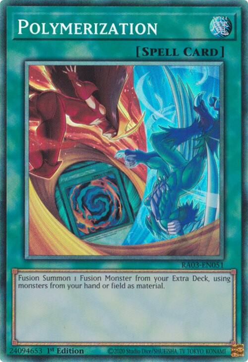 Polymerization (B) (HERO Art) (PCR) [RA03-EN051] Prismatic Collector's Rare | Exor Games Truro